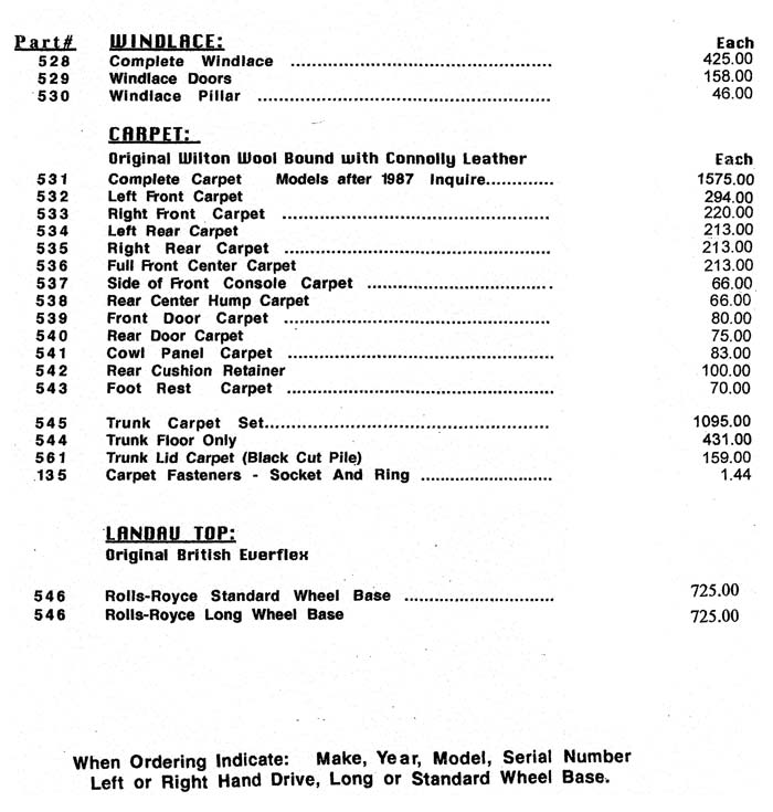 Price List Page 10