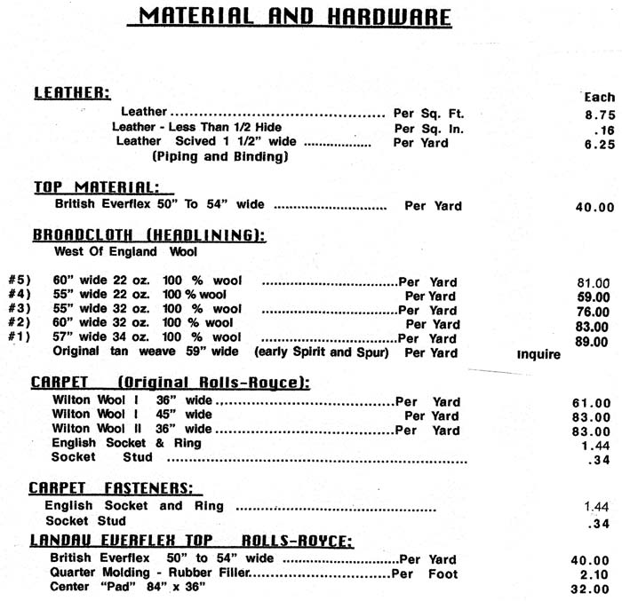 Price List Page 13